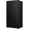 Gorenje HZF55082 NRS917E41BX G400, wolnostojąca, drzwi amerykańskie, czarna, 2 drzwi, dotykowy, LED