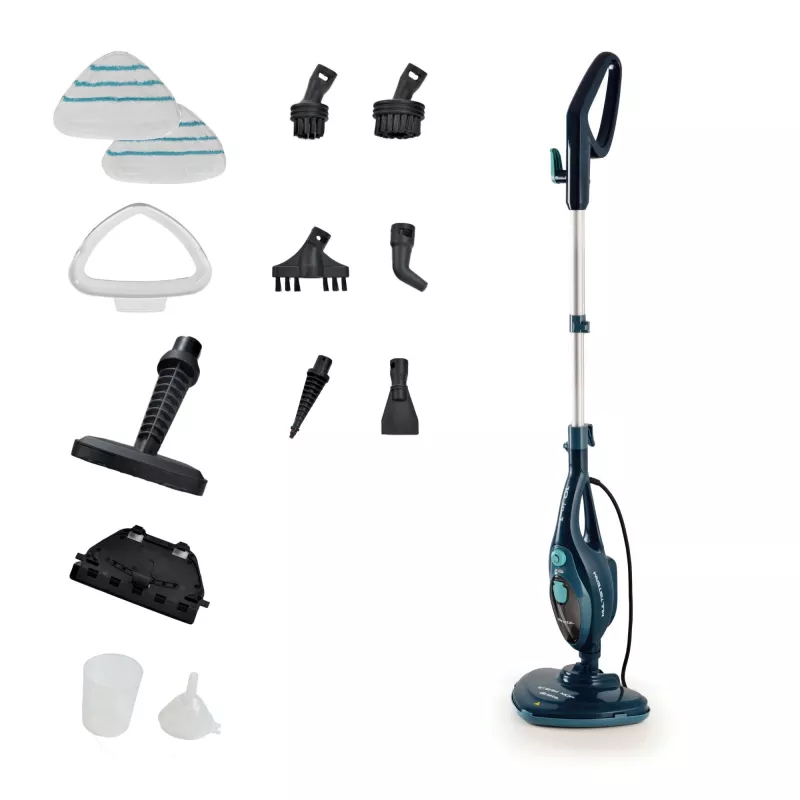 Ariete 4164 Mop parowy 10 w 1, Mop parowy, zabija 99,9% zarazków i bakterii, Zestaw akcesoriów, Nieograniczony czas pracy, 1500 Watt