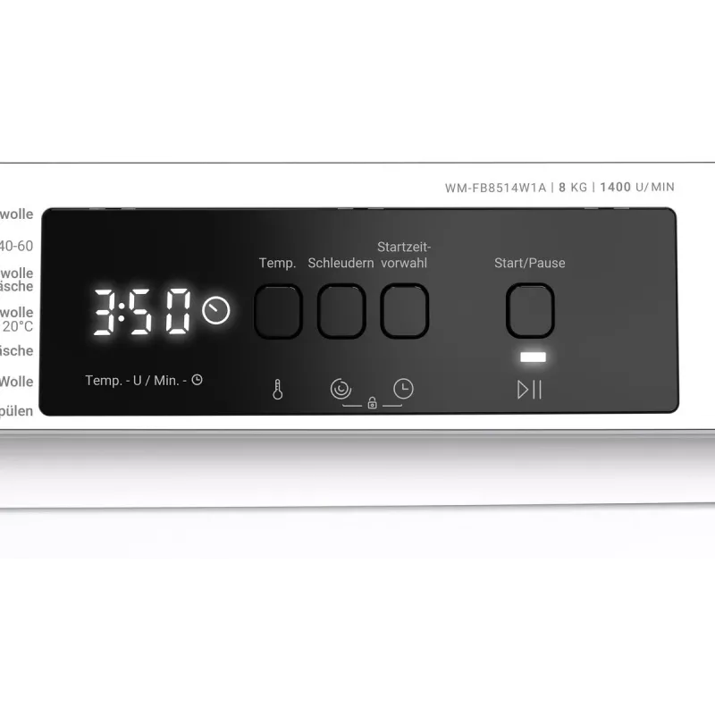 Pralka Daewoo WM-FB8514W1A-DE ładowana od przodu 8 kg 1400 obr./min Biała