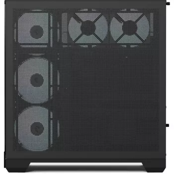 Obudowa tower APNX V2-F-BK-v1 z trzema panelami z hartowanego szkła, czarna