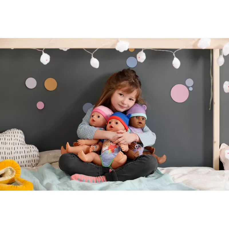 BABY born @ Eva 43cm, Lalka bobas, Dziewczynka, 3 lat(a), Chłopiec/Dziewczynka, 430 mm, Wielokolorowy