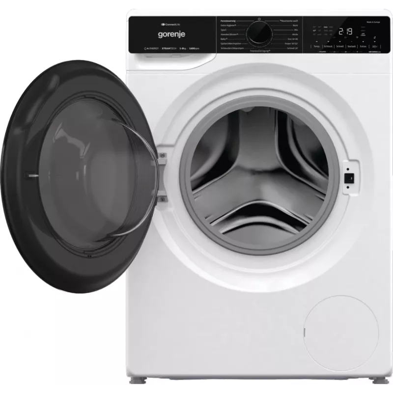 Pralka Gorenje WPNA84A2TS ładowana od przodu 8 kg 1400 obr./min Czarny, Biały