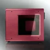 RAIJINTEK METIS PLUS Mini Tower Obudowa PC Czerwona — Mini-ITX, 1x zatoka 3.5 cala, 4x zatoki 2.5 cala, wentylatory 120 mm