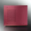 RAIJINTEK METIS PLUS Mini Tower Obudowa PC Czerwona — Mini-ITX, 1x zatoka 3.5 cala, 4x zatoki 2.5 cala, wentylatory 120 mm