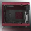 RAIJINTEK METIS PLUS Mini Tower Obudowa PC Czerwona — Mini-ITX, 1x zatoka 3.5 cala, 4x zatoki 2.5 cala, wentylatory 120 mm