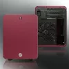 RAIJINTEK METIS PLUS Mini Tower Obudowa PC Czerwona — Mini-ITX, 1x zatoka 3.5 cala, 4x zatoki 2.5 cala, wentylatory 120 mm