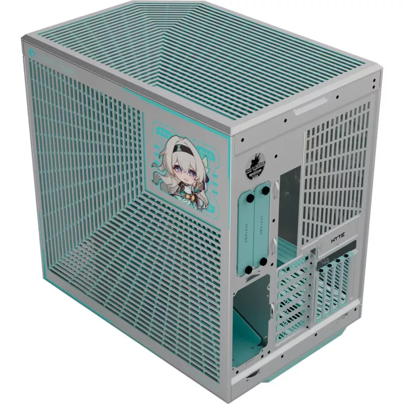 Obudowa komputerowa HYTE Y70 Firefly Edition ze szkłem hartowanym — Mid-Tower kompatybilna z ATX