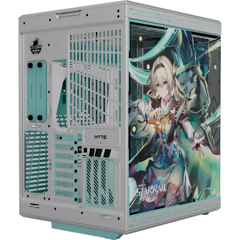 Obudowa komputerowa HYTE Y70 Firefly Edition ze szkłem hartowanym — Mid-Tower kompatybilna z ATX