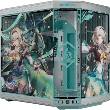 Obudowa komputerowa HYTE Y70 Firefly Edition ze szkłem hartowanym — Mid-Tower kompatybilna z ATX