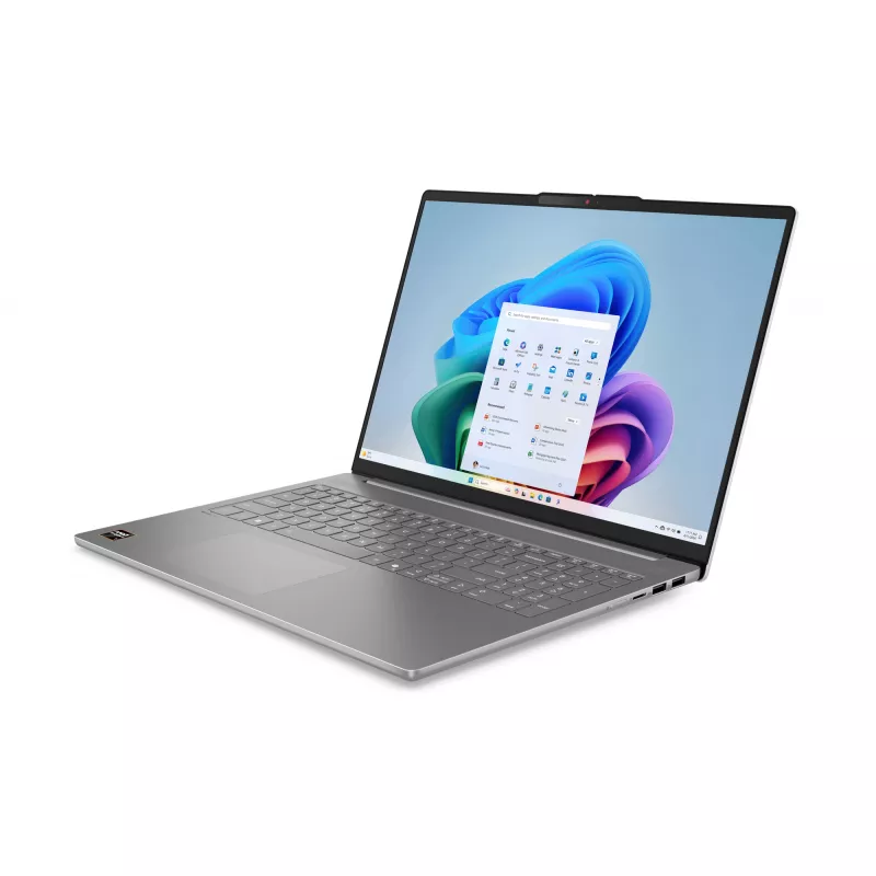 Lenovo IdeaPad cienki 5 16AKP10 Copilot+ PC AMD Ryzen™ AI 7 350 Laptop 40,6 cm (16 cali) 2.8K 24 GB DDR5-SDRAM 1 TB SSD Wi-Fi 7 (802.11be) Windows 11 Home Niemiecki szary