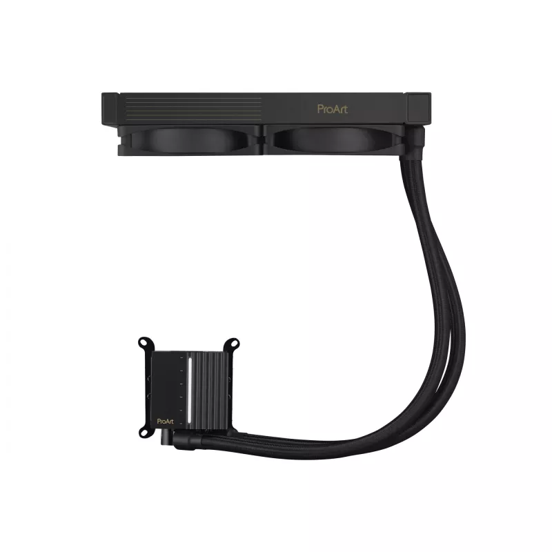 All-in-one liquid cooler ASUS ProArt LC 240, 120 mm fans, Czarny, supports LGA1700/AM5/AM4/115x/1200