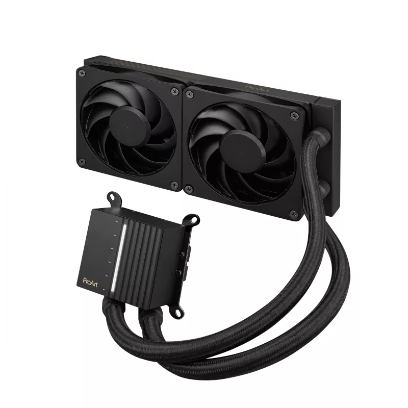 All-in-one liquid cooler ASUS ProArt LC 240, 120 mm fans, Czarny, supports LGA1700/AM5/AM4/115x/1200