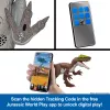 Jurassic World Rebirth Wild Roar Abelisaurus Dinosaur Toy, Tail Controlled Attack Chomp & Sound