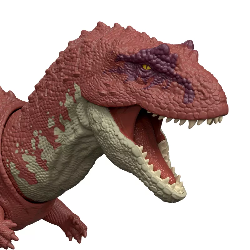 Jurassic World Rebirth Wild Roar Aucasaurus Dinozaur Zabawka, Ogon Sterujący Atakiem Chapnięcie i Dźwięk
