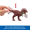Jurassic World Rebirth Wild Roar Aucasaurus Dinozaur Zabawka, Ogon Sterujący Atakiem Chapnięcie i Dźwięk