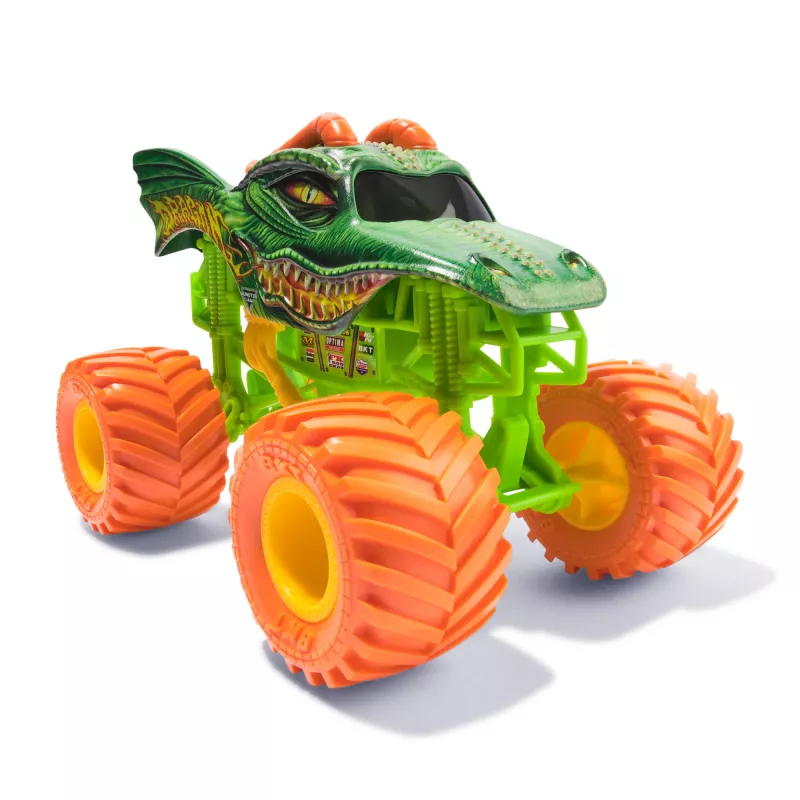 Monster Jam , Oficjalny Smoczy Monster Truck, Pojazd Kolekcjonerski Die-Cast, Skala 1:24, Zabawki dla Chłopców i Dziewczynek od 3 lat