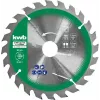 Zestaw tarcz do piły tarczowej Einhell-KWB 584795, Ø165 mm, otwór 20 mm, 3 szt. do płyt wiórowych, drewna twardego, sklejki, tworzyw sztucznych, drewna miękkiego
