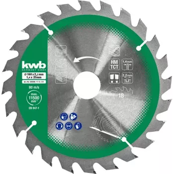 Zestaw tarcz do piły tarczowej Einhell-KWB 584795, Ø165 mm, otwór 20 mm, 3 szt. do płyt wiórowych, drewna twardego, sklejki, tworzyw sztucznych, drewna miękkiego