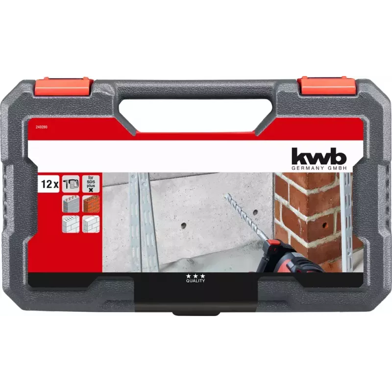 Zestaw wierteł do muru KWB 240280