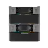 Chłodzenie procesora Montech NX600 ARGB, czarne, wentylator 120 mm, oświetlenie ARGB
