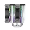 Chłodzenie procesora Montech NX600 ARGB, czarne, wentylator 120 mm, oświetlenie ARGB