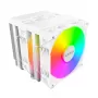 Chłodzenie powietrzne procesora Montech NX600 ARGB, wentylator 120 mm, biały, 800–2000 RPM, łożysko hydrodynamiczne, obsługuje AM4/AM5/LGA115x/1200/1700