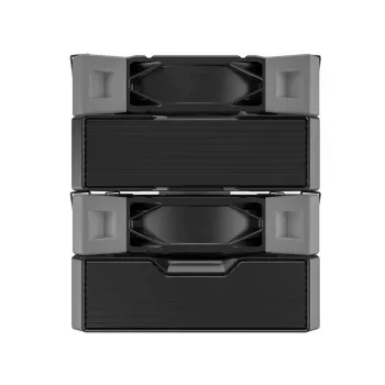 Chłodzenie CPU Montech NX600 czarne z wentylatorem 120 mm
