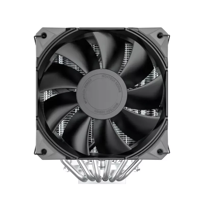 Chłodzenie CPU Montech NX600 czarne z wentylatorem 120 mm