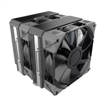 Chłodzenie CPU Montech NX600 czarne z wentylatorem 120 mm