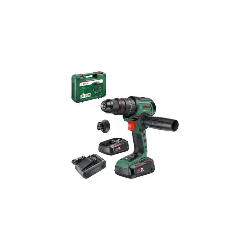 Bosch AdvancedImpact 18V-80 QuickSnap 1950 RPM Keyless 890 g Czarny, zielony