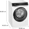 Suszarko-pralka Siemens iQ700 WN54C2A40 wolnostojąca ładowana od przodu biała