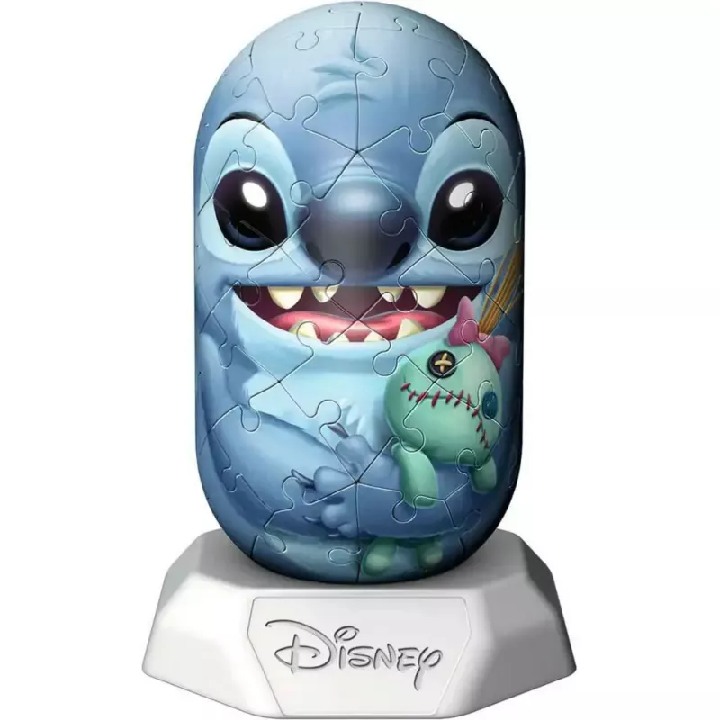 Puzzle 3D Ravensburger Disney Stitch Hylkies — figuralna układanka 3D Ravensburger