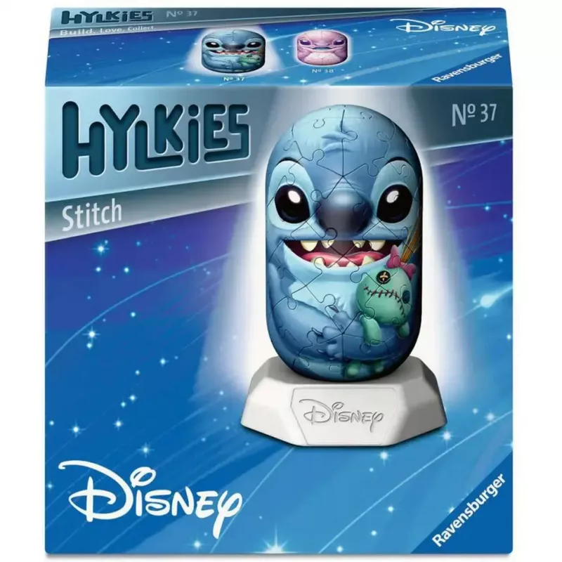 Puzzle 3D Ravensburger Disney Stitch Hylkies — figuralna układanka 3D Ravensburger