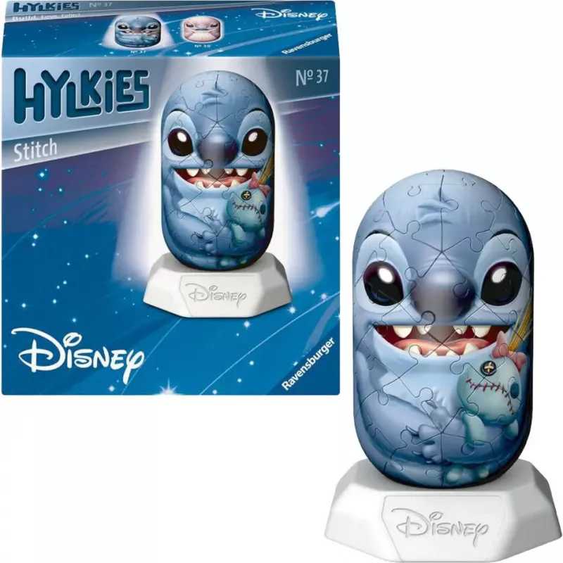 Puzzle 3D Ravensburger Disney Stitch Hylkies — figuralna układanka 3D Ravensburger