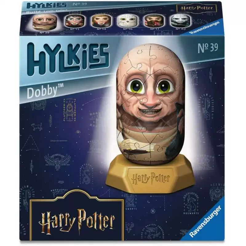 Puzzle 3D Ravensburger Hylkies Harry Potter Dobby, piankowe elementy łączone, figurka do złożenia