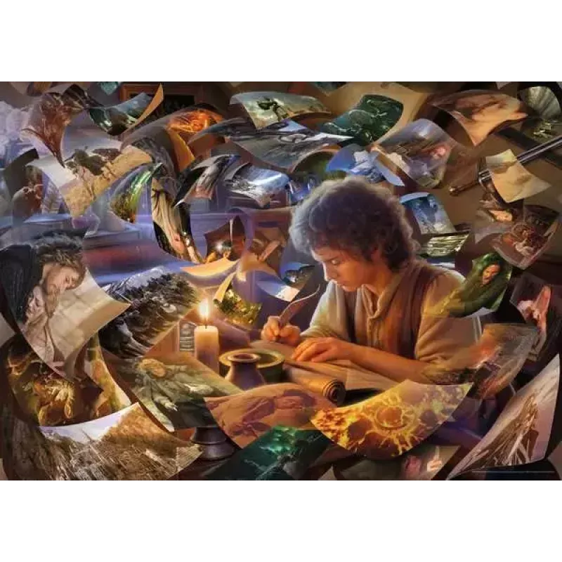 Puzzle Ravensburger 12001810, 1000 elementów, Fantasy — Władca Pierścieni, szerokość 700 mm