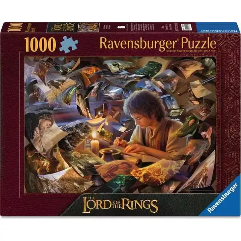 Puzzle Ravensburger 12001810, 1000 elementów, Fantasy — Władca Pierścieni, szerokość 700 mm