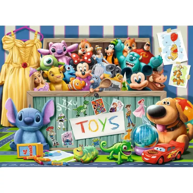 Puzzle dla dzieci Ravensburger Disney Pixar Toy Collection — 100 elementów