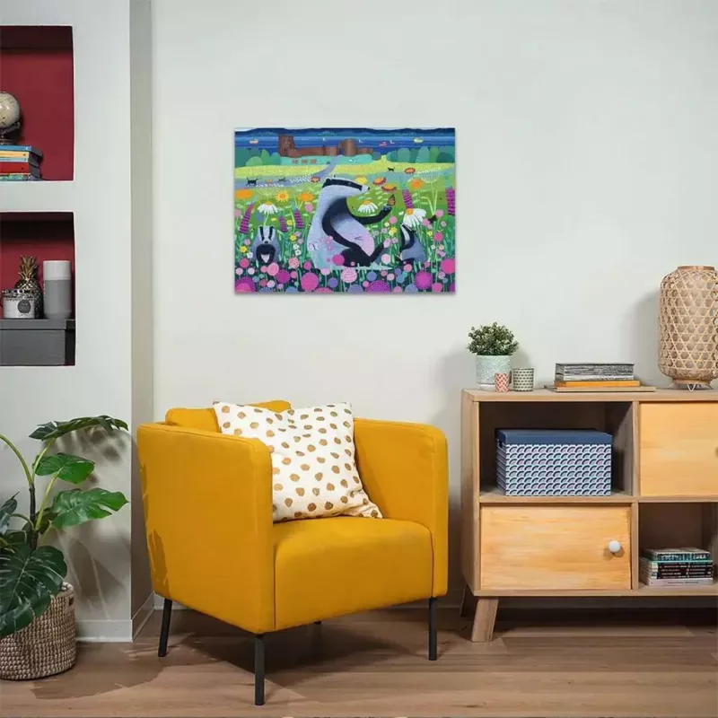 Puzzle Ravensburger Meadow Friends 1000 elementów, dorośli/nastolatki, klasyczne elementy z zamkami