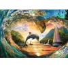 Puzzle Ravensburger Sunset Splash, 1000 elementów, krajobraz, szerokość 700 mm