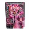 Lalka MATTEL Monster High Scary Sweet Birthday Cupid Asteria – kolekcjonerska lalka modowa, artykułowana, zestaw tematyczny