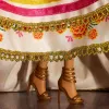Barbie Signature Día De Muertos 2025 Lalka kolekcjonerska w kremowej sukni z falbanami