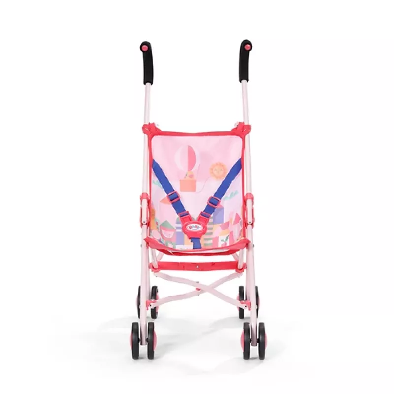 Różowy wózek dla lalek BABY born z torbą