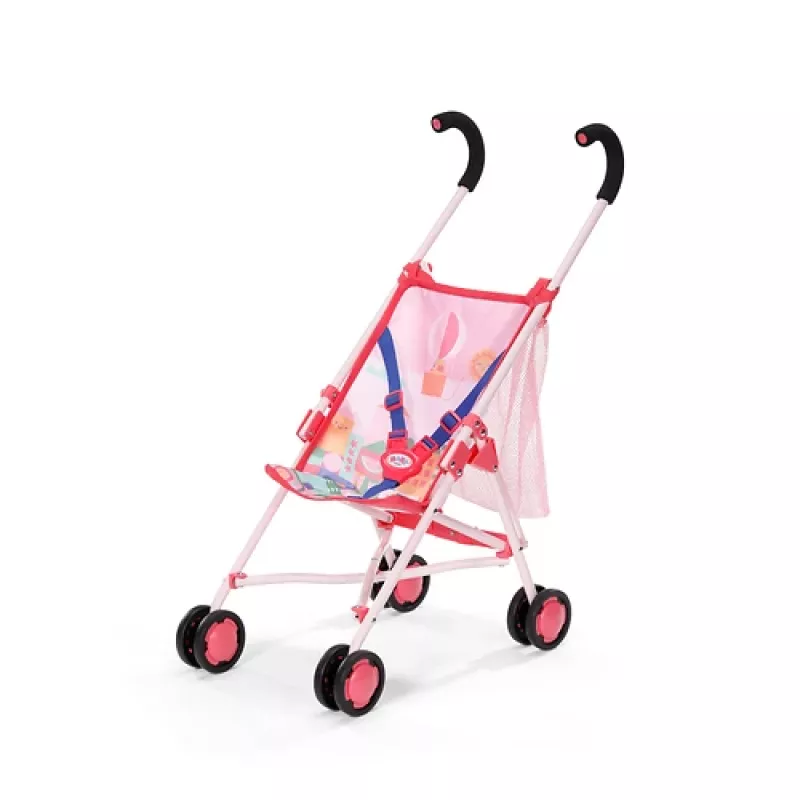 Różowy wózek dla lalek BABY born z torbą