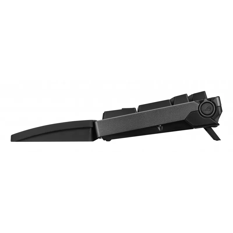 Mechaniczna klawiatura gamingowa ASUS ROG Azoth 96 HE — 96% QWERTZ, USB + RF Bezprzewodowa + Bluetooth, Przełączniki magnetyczno-mechaniczne, RGB, Czarny