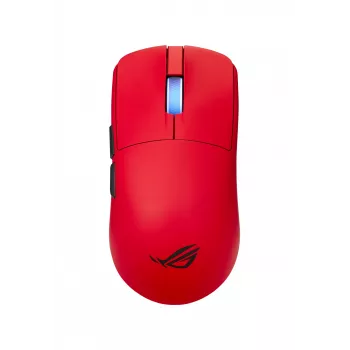 Mysz ASUS ROG Harpe II Ace CZERWONA Gaming Praworęczna RF Wireless + Bluetooth + USB Type-A Optyczna 42000 DPI