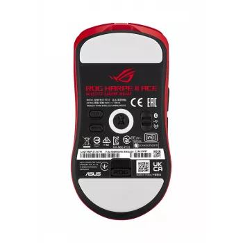 Mysz ASUS ROG Harpe II Ace CZERWONA Gaming Praworęczna RF Wireless + Bluetooth + USB Type-A Optyczna 42000 DPI