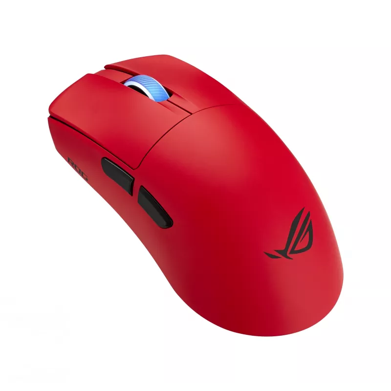 Mysz ASUS ROG Harpe II Ace CZERWONA Gaming Praworęczna RF Wireless + Bluetooth + USB Type-A Optyczna 42000 DPI