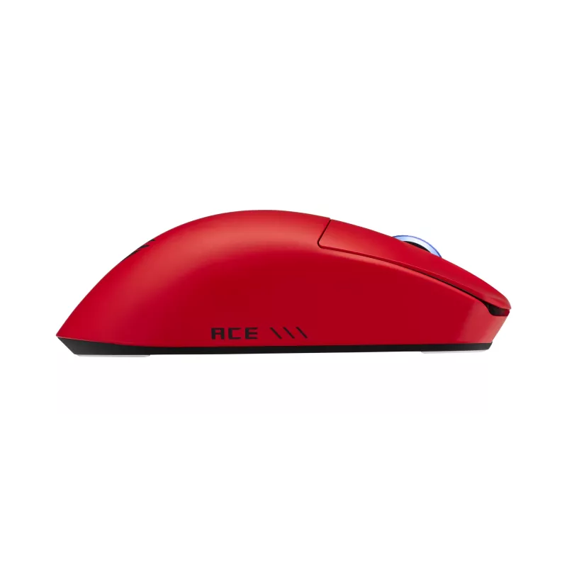 Mysz ASUS ROG Harpe II Ace CZERWONA Gaming Praworęczna RF Wireless + Bluetooth + USB Type-A Optyczna 42000 DPI