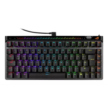 Mechaniczna klawiatura gamingowa ASUS ROG Falchion Ace 75% — USB, przełączniki magnetyczno-mechaniczne, RGB, czarna